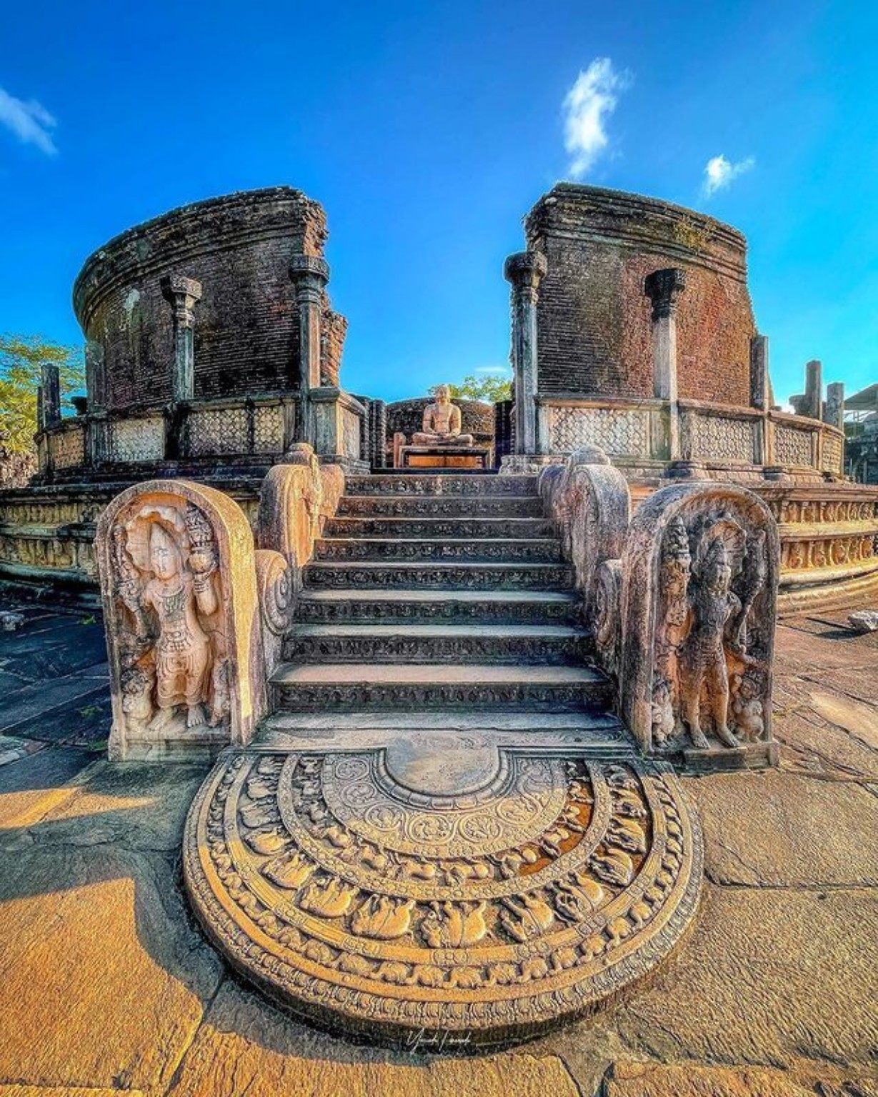 Ancient Sri Lankan archaeological ruins