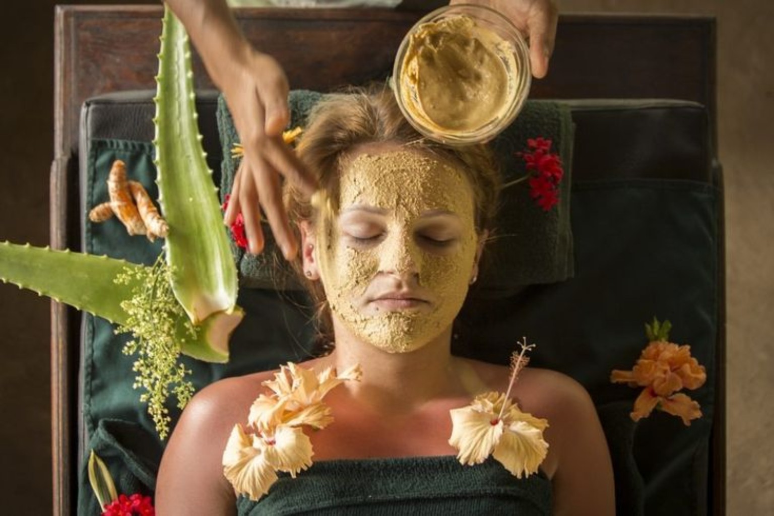 Ayurvedic facial treatment