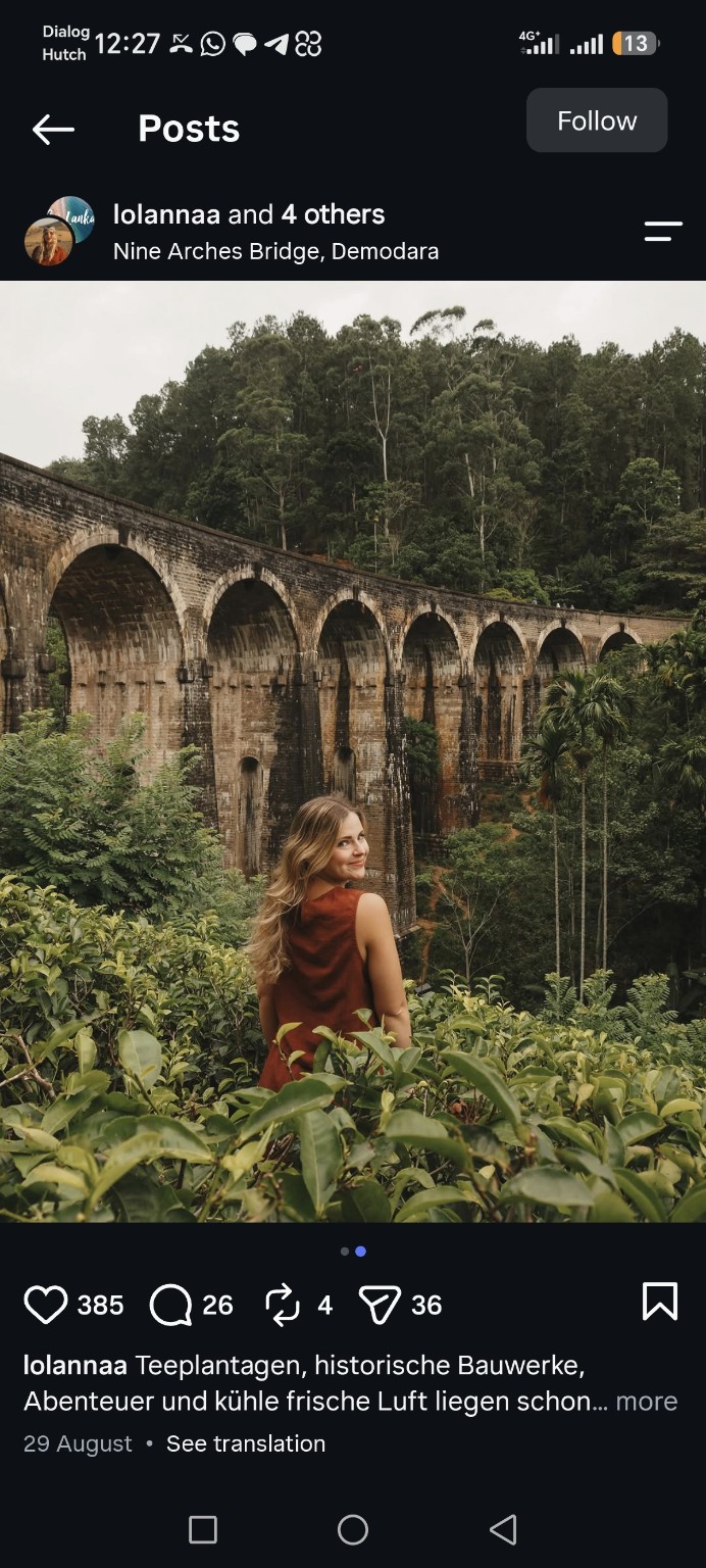 Nine Arch Bridge near Ella