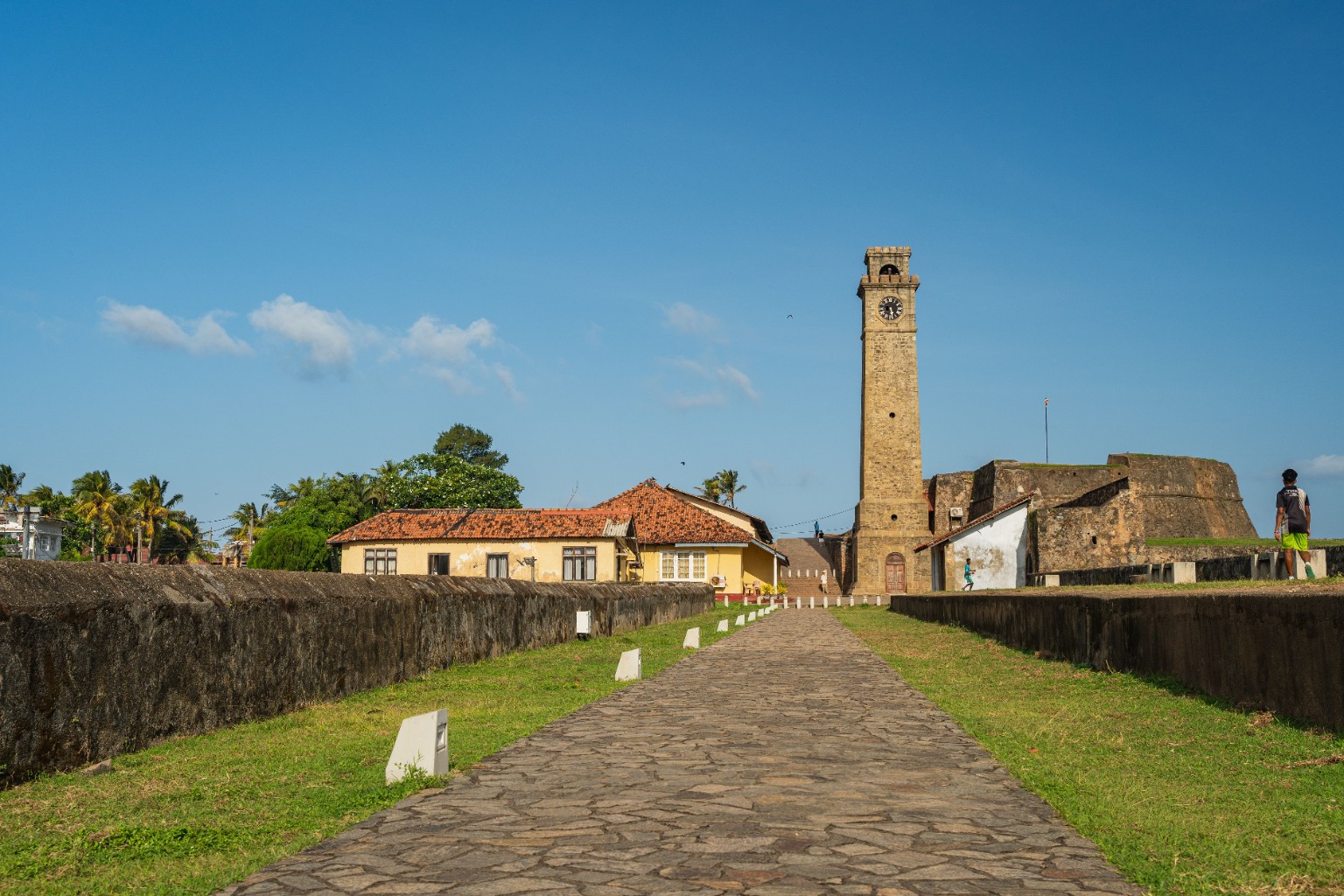 Galle Fort on the southern coast