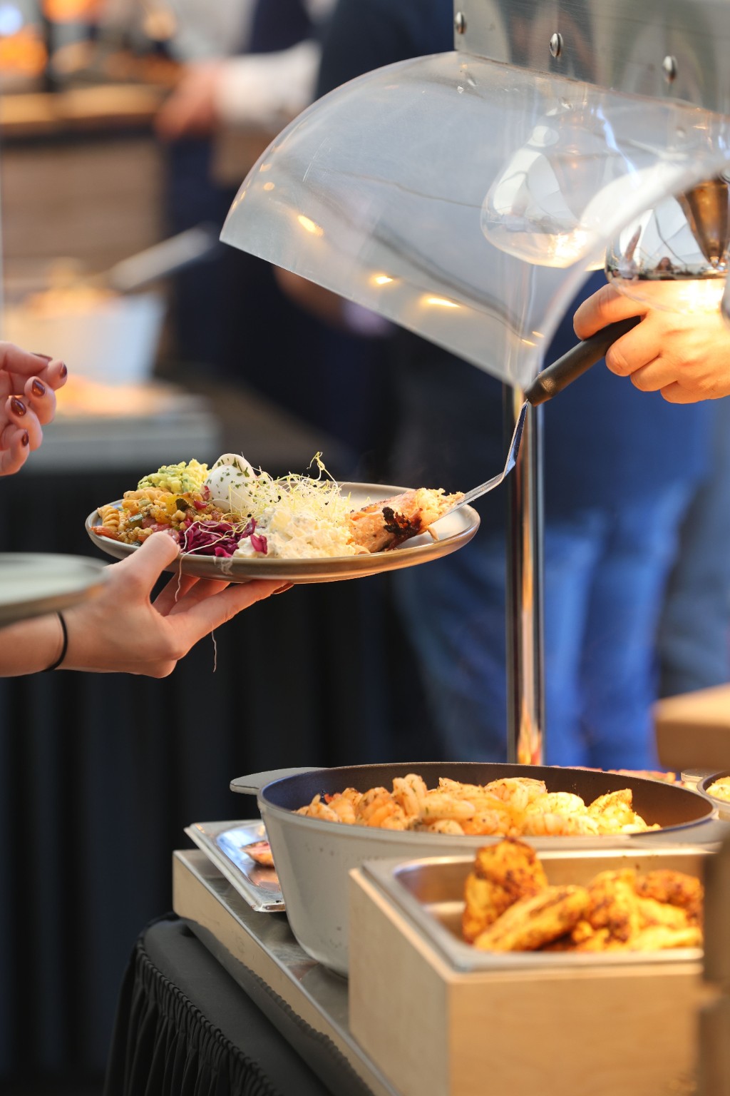 Dinner buffet at the selected hotel