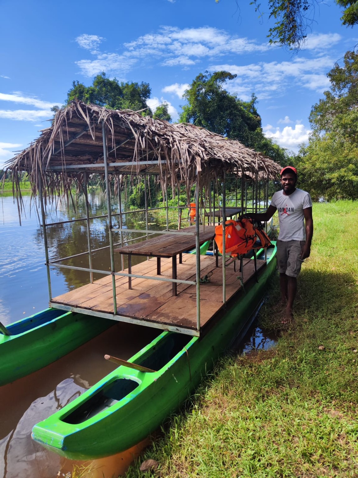 Traditional catamaran village experience