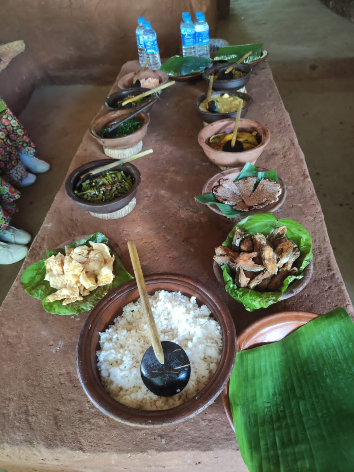 Traditional Sri Lankan village lunch