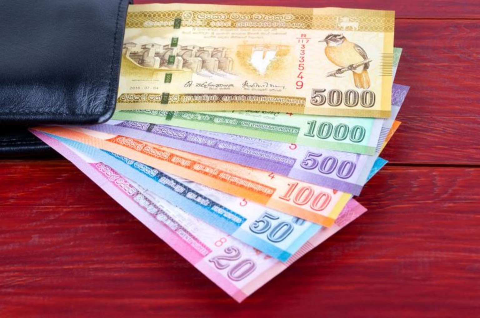 Sri Lankan rupee banknotes